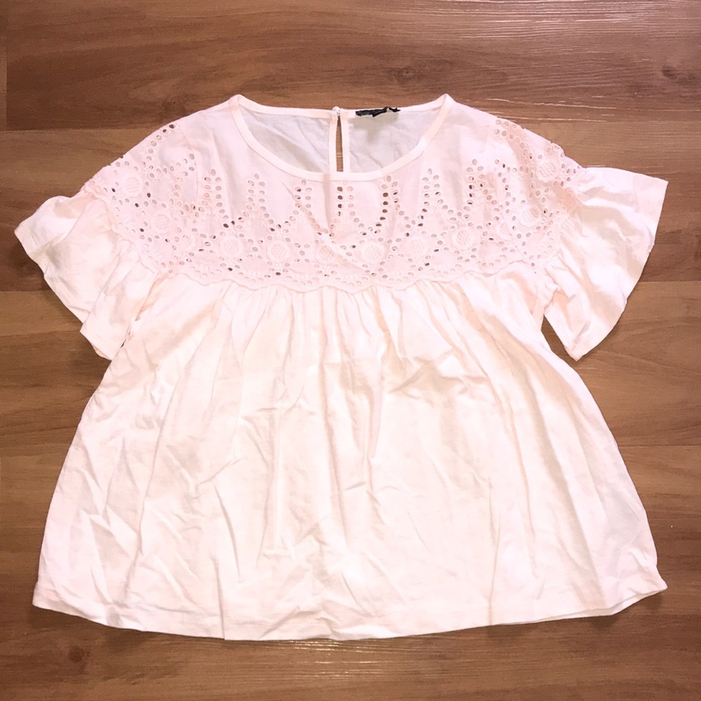 J Crew Pink Top. Size Small